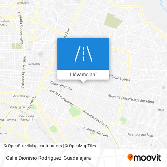 Mapa de Calle Dionisio Rodríguez