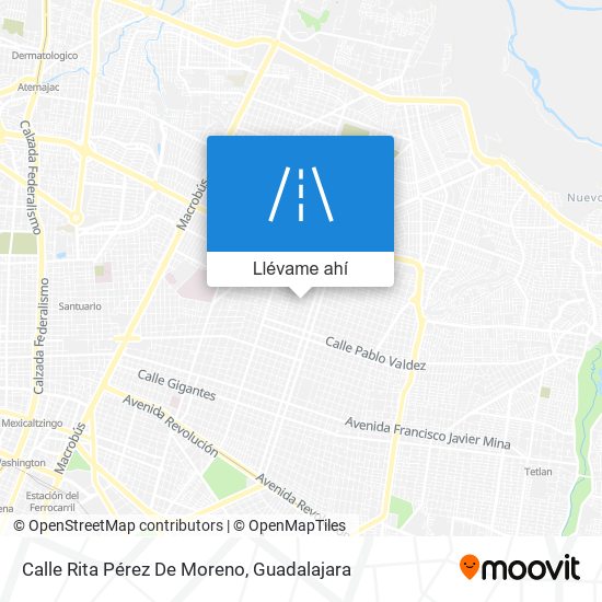 Mapa de Calle Rita Pérez De Moreno