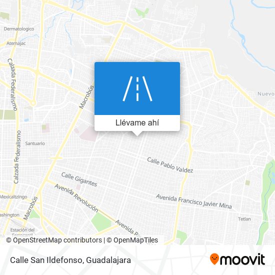 Mapa de Calle San Ildefonso