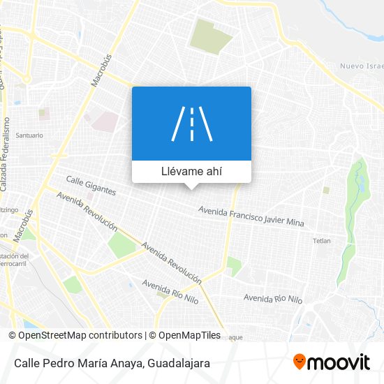 Mapa de Calle Pedro María Anaya