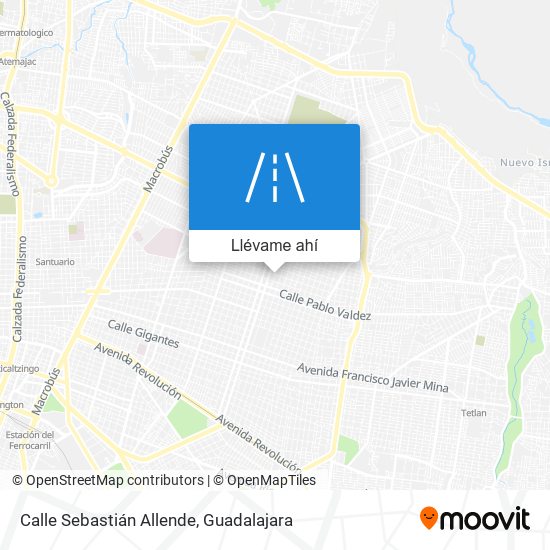 Mapa de Calle Sebastián Allende