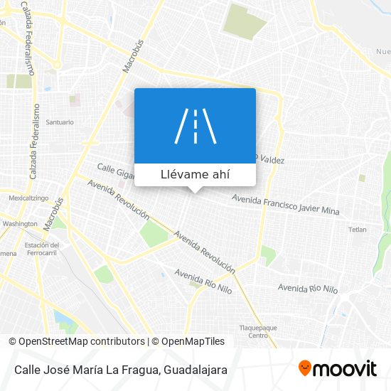 Mapa de Calle José María La Fragua