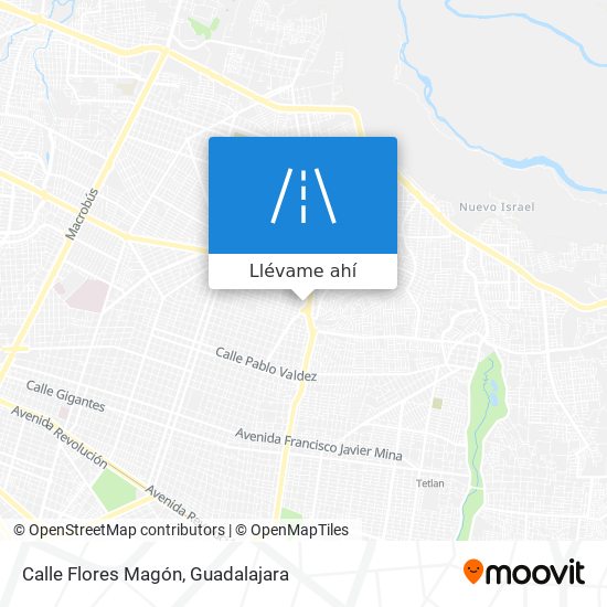 Mapa de Calle Flores Magón