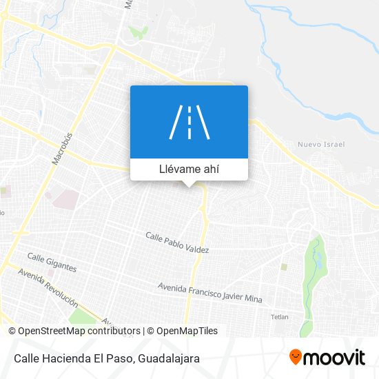 Mapa de Calle Hacienda El Paso