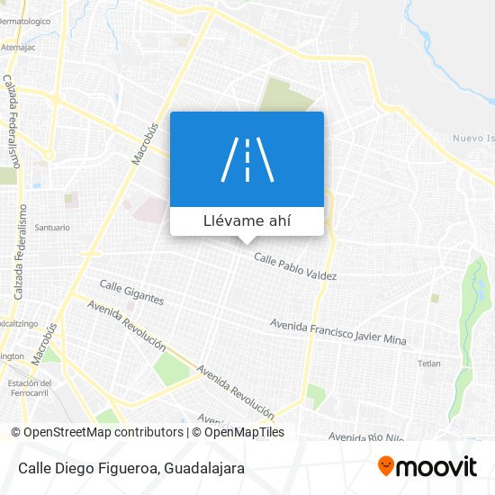 Mapa de Calle Diego Figueroa