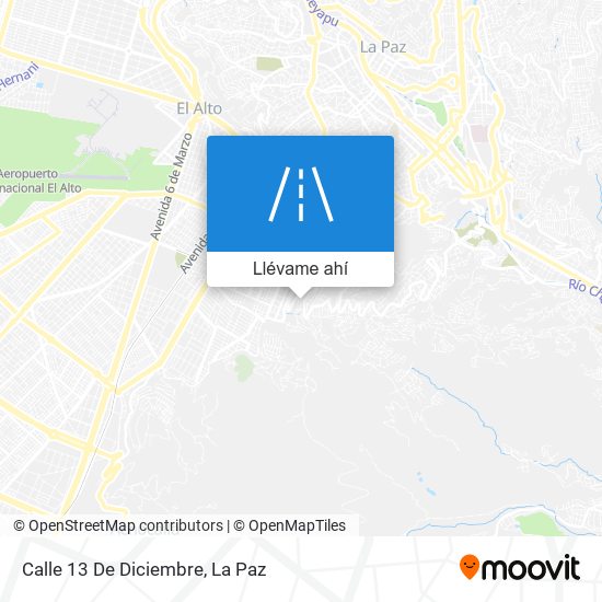 Mapa de Calle 13 De Diciembre