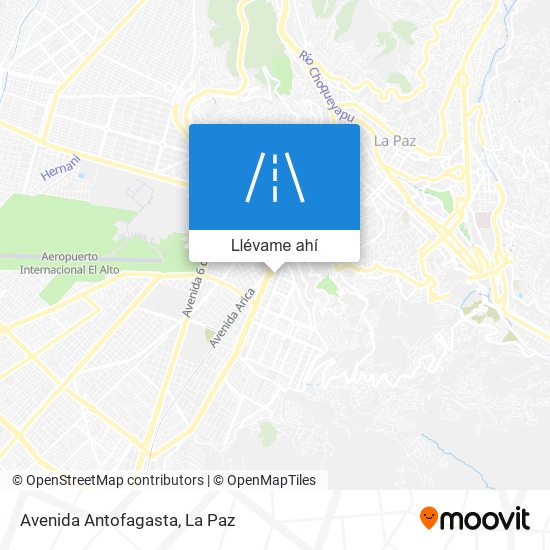 Mapa de Avenida Antofagasta