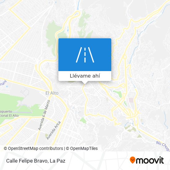 Mapa de Calle Felipe Bravo