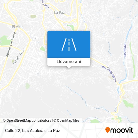 Mapa de Calle 22, Las Azaleias