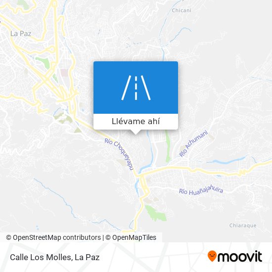 Mapa de Calle Los Molles