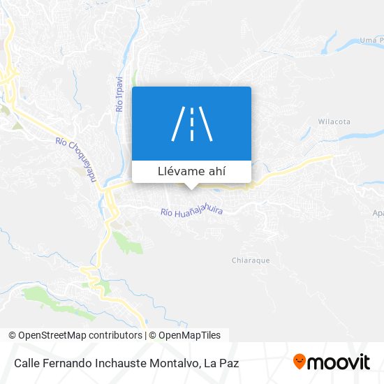 Mapa de Calle Fernando Inchauste Montalvo
