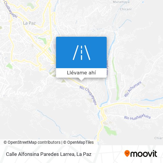 Mapa de Calle Alfonsina Paredes Larrea