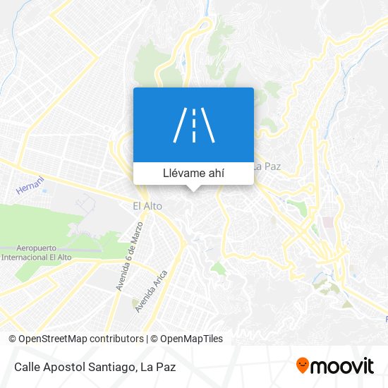 Mapa de Calle Apostol Santiago