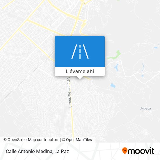 Mapa de Calle Antonio Medina