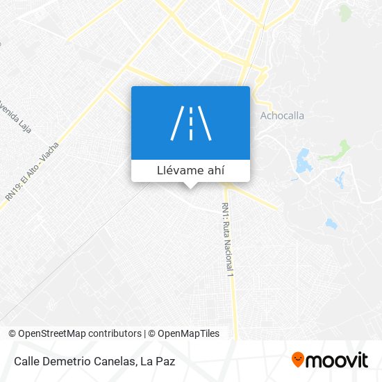Mapa de Calle Demetrio Canelas