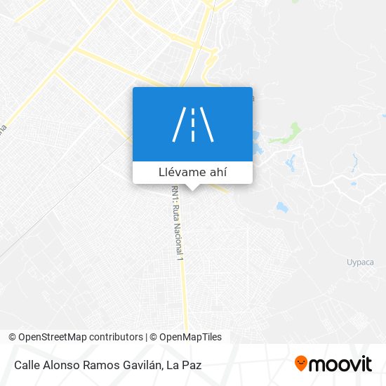 Mapa de Calle Alonso Ramos Gavilán