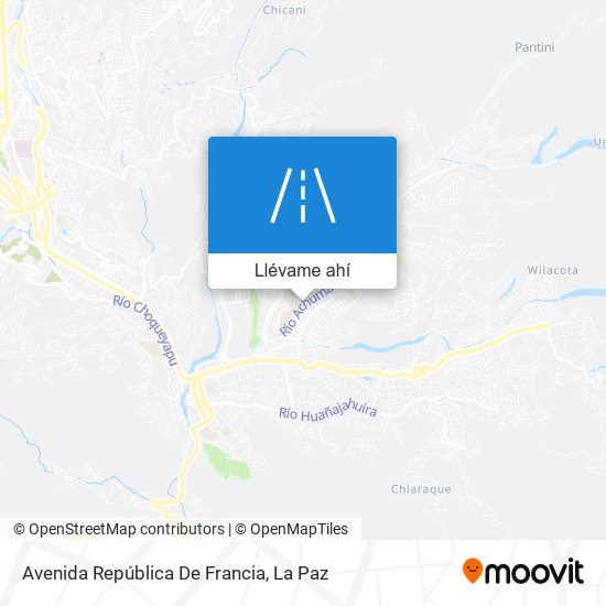 Mapa de Avenida República De Francia