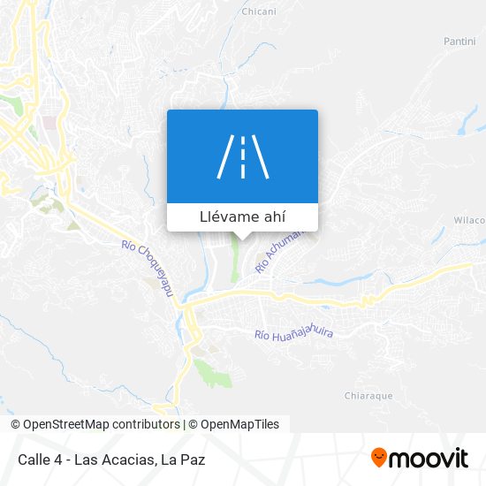 Mapa de Calle 4 - Las Acacias