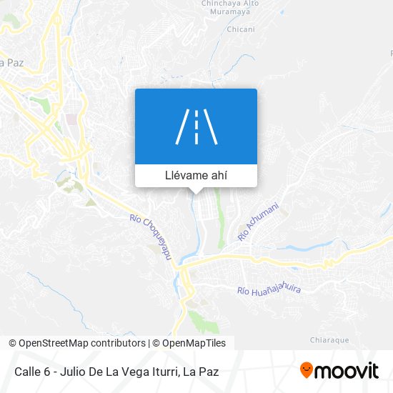 Mapa de Calle 6 - Julio De La Vega Iturri