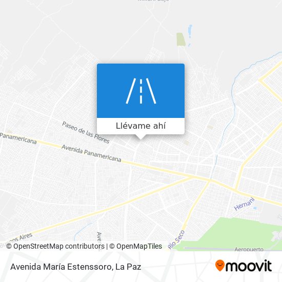 Mapa de Avenida María Estenssoro