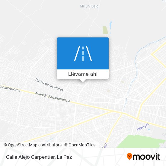 Mapa de Calle Alejo Carpentier