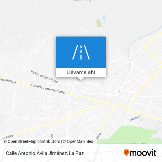 Mapa de Calle Antonio Ávila Jiménez