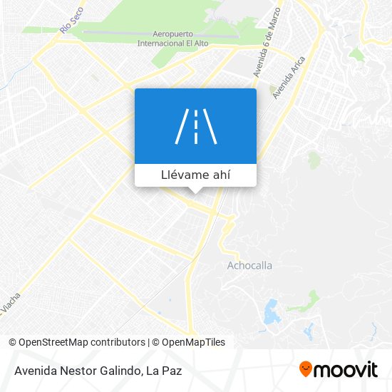 Mapa de Avenida Nestor Galindo