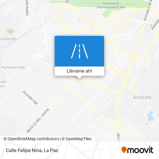 Mapa de Calle Felipe Nina