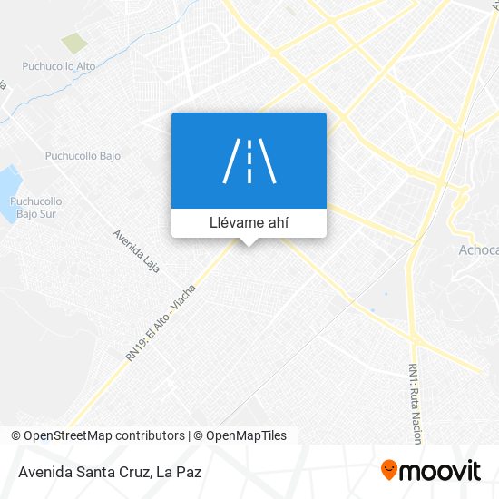 Mapa de Avenida Santa Cruz