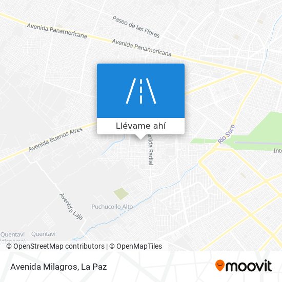 Mapa de Avenida Milagros