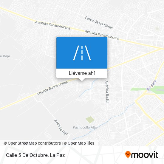 Mapa de Calle 5 De Octubre