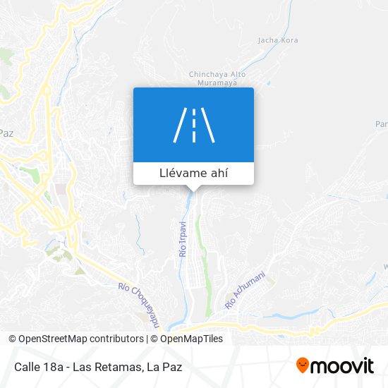 Mapa de Calle 18a - Las Retamas