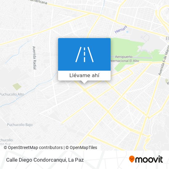 Mapa de Calle Diego Condorcanqui