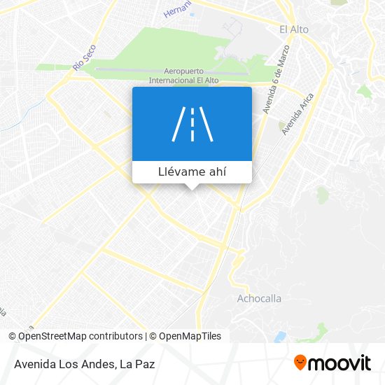 Mapa de Avenida Los Andes