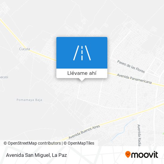Mapa de Avenida San Miguel