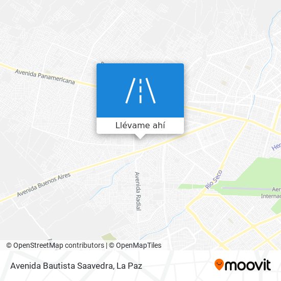 Mapa de Avenida Bautista Saavedra