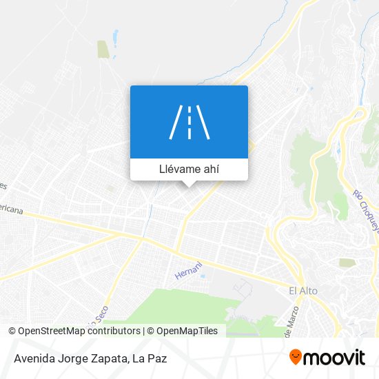 Mapa de Avenida Jorge Zapata