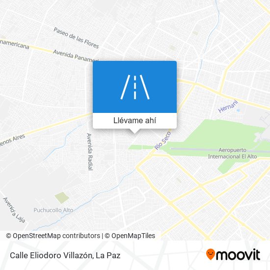 Mapa de Calle Eliodoro Villazón