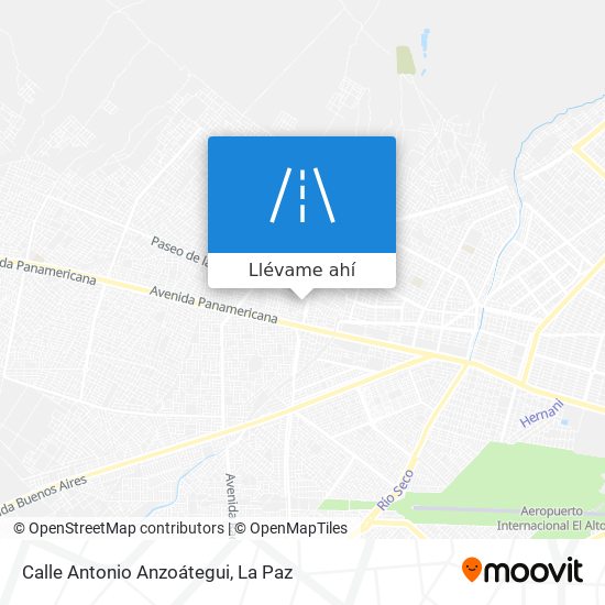 Mapa de Calle Antonio Anzoátegui