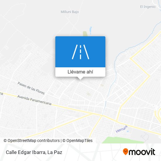 Mapa de Calle Edgar Ibarra