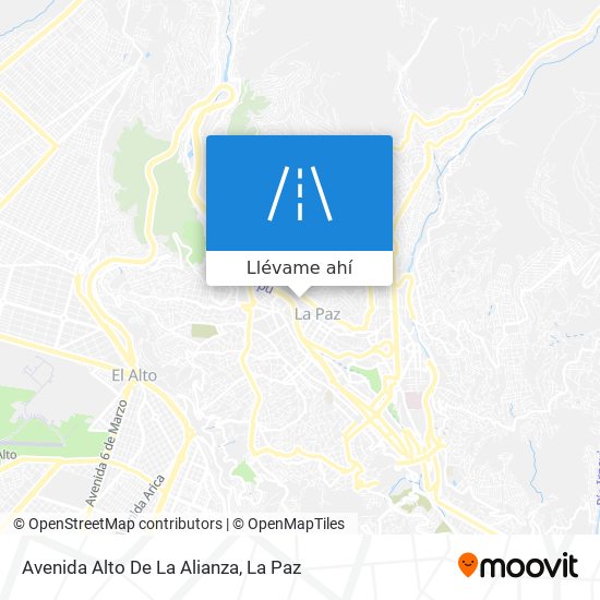 Mapa de Avenida Alto De La Alianza