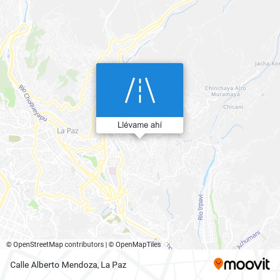 Mapa de Calle Alberto Mendoza
