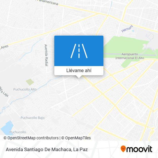 Mapa de Avenida Santiago De Machaca