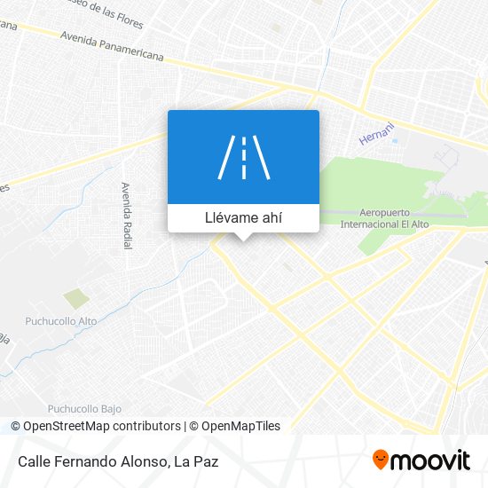 Mapa de Calle Fernando Alonso