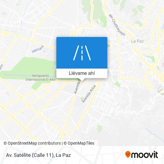 Mapa de Av. Satélite (Calle 11)