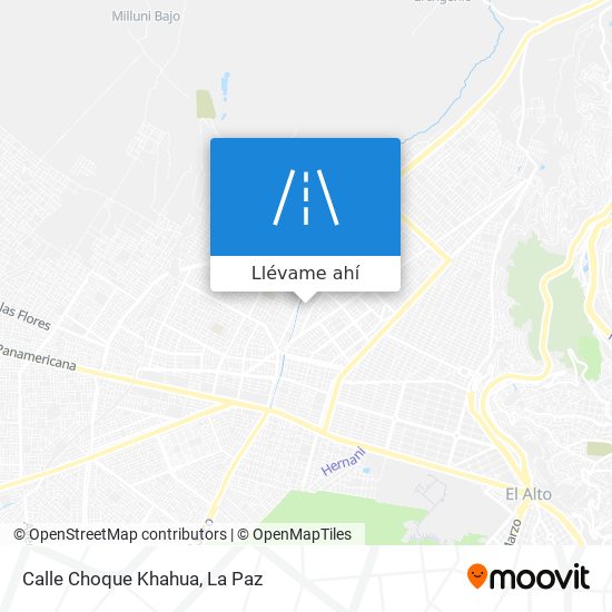 Mapa de Calle Choque Khahua