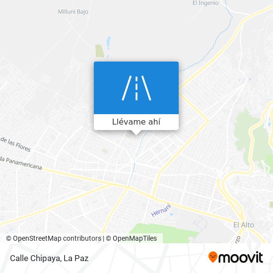 Mapa de Calle Chipaya