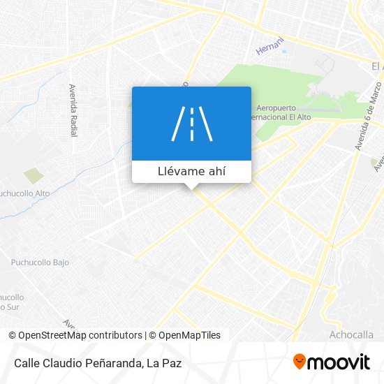 Mapa de Calle Claudio Peñaranda