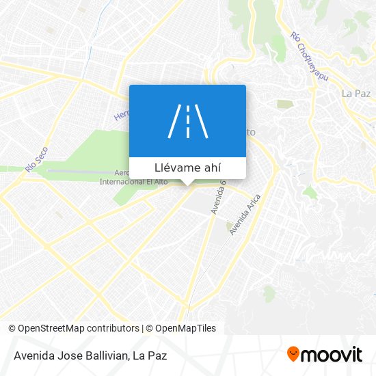 Mapa de Avenida Jose Ballivian