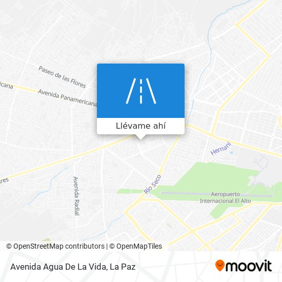 Mapa de Avenida Agua De La Vida